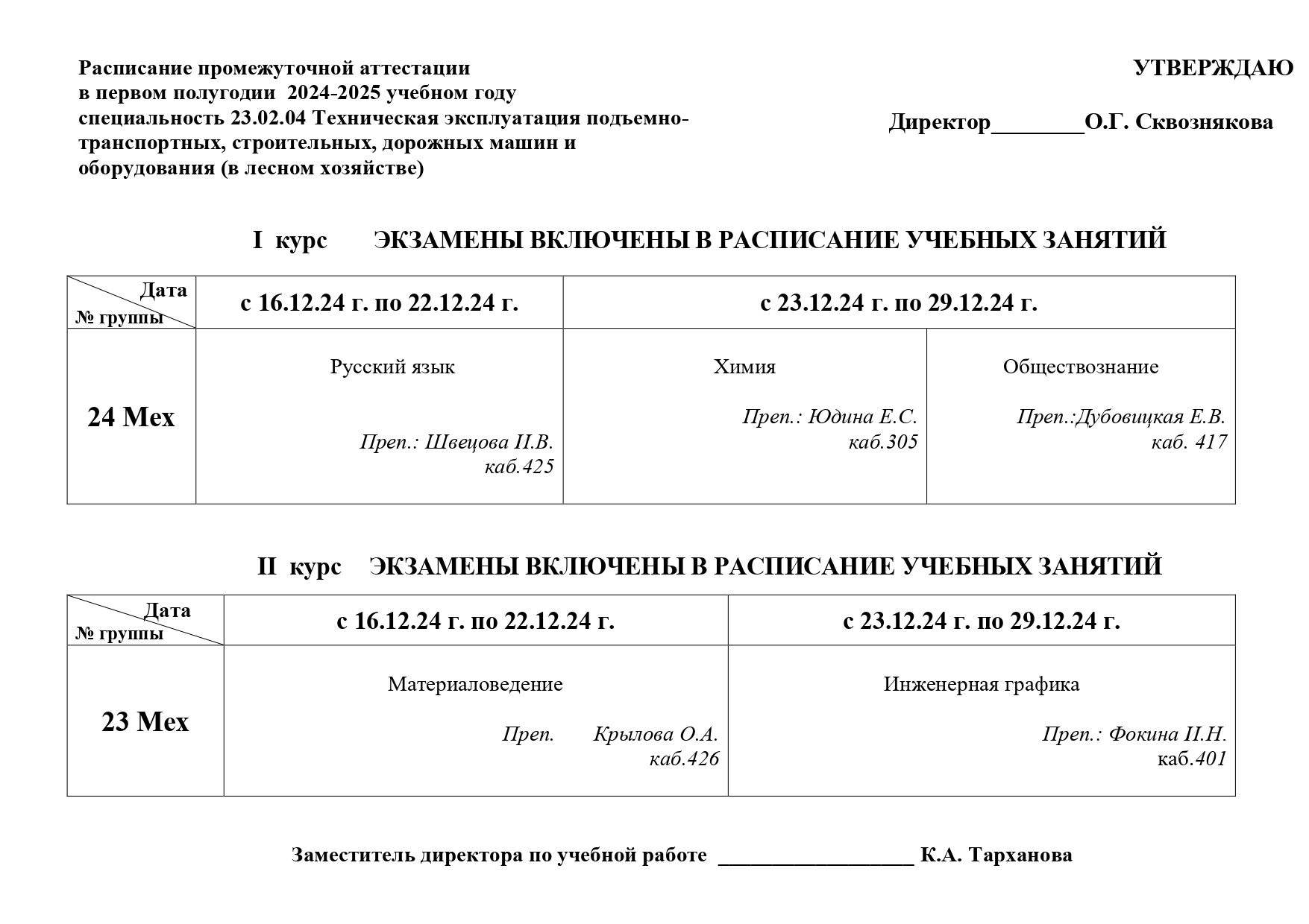 Расписание промежуточной аттестации 24 251 копия page 0001