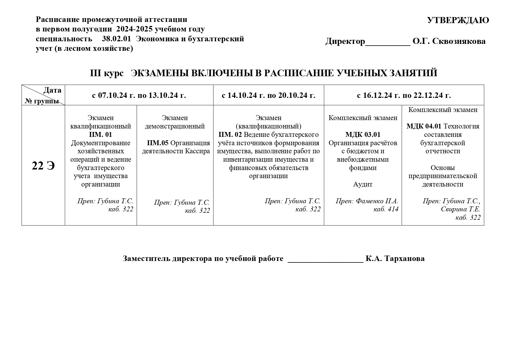 Расписание промежуточной аттестации 24 251 копия page 0006